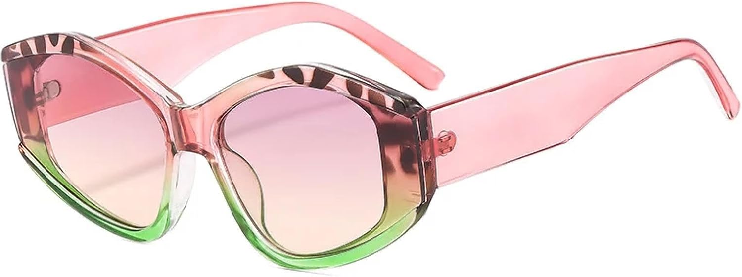 Солнцезащитные очки с защитой от УФ-излучения UV400 | Толстая оправа в стиле панк | Для женщин и мужчин | Для занятий спортом на открытом воздухе и вождения DSVIGF, Pinkgreen
Солнцезащитные очки с защитой от УФ-излучения UV400 | Толстая оправа в стиле панк | Для женщин и мужчин | Для занятий спортом на открытом воздухе и вождения DSVIGF, Pinkgreen