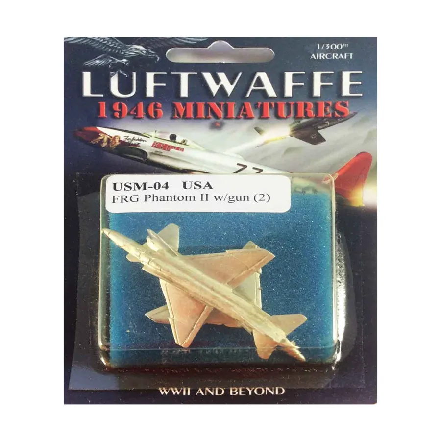 ФРГ Фантом II с пистолетом, Luftwaffe 1946 Miniatures - United States - Modern (1:300)
ФРГ Фантом II с пистолетом, Luftwaffe 1946 Miniatures - United States - Modern (1:300)