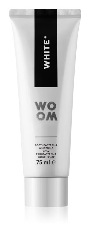 Отбеливающая зубная паста WOOM White+ Toothpaste
Отбеливающая зубная паста WOOM White+ Toothpaste