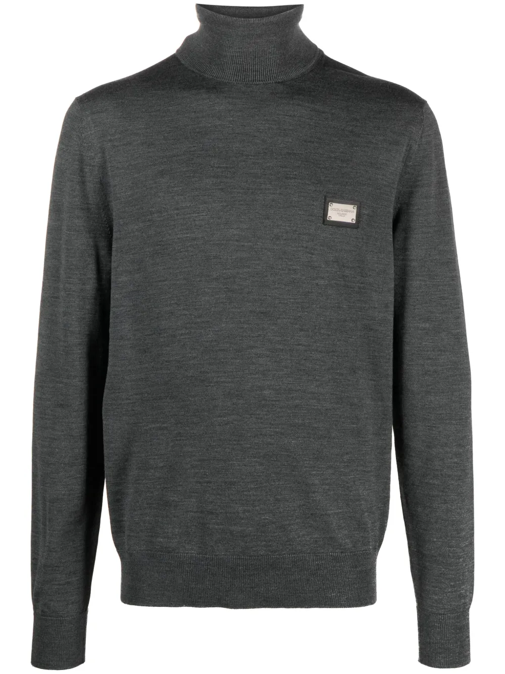 Шерстяной джемпер с логотипом DOLCE & GABBANA, серый
Шерстяной джемпер с логотипом DOLCE & GABBANA, серый