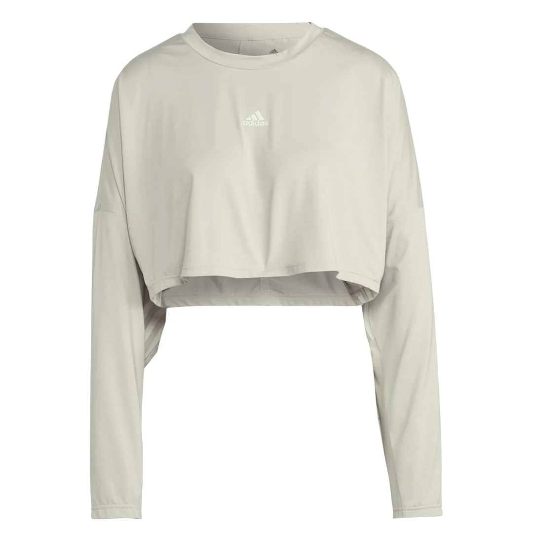 Толстовка для тренировок Adidas Oversized Hyperglam 3-Stripes, бежевый
Толстовка для тренировок Adidas Oversized Hyperglam 3-Stripes, бежевый