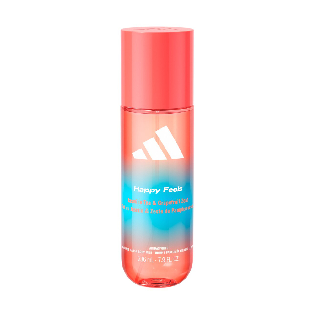 Спрей для тела и волос Adidas Happy Feels, 236 мл
Спрей для тела и волос Adidas Happy Feels, 236 мл