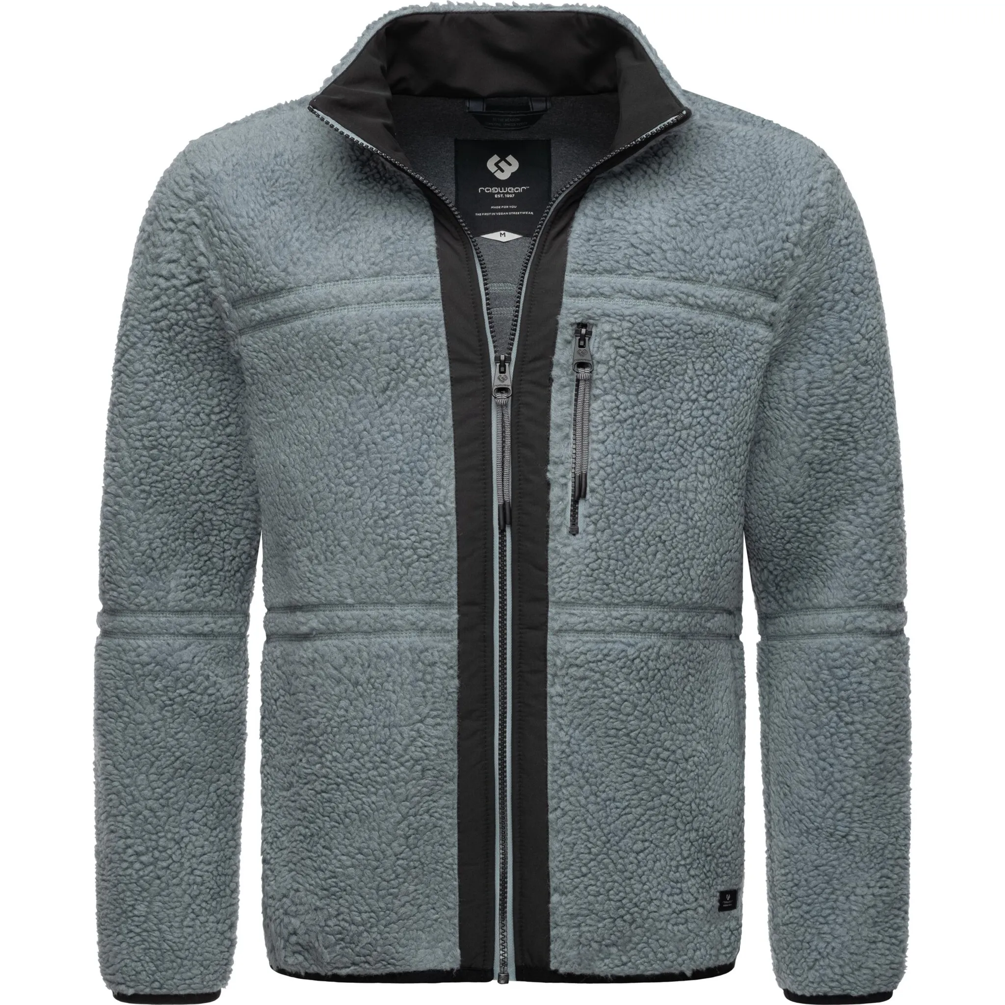 Плюшевая куртка Ragwear "Noory", без капюшона, мужская базовая флисовая куртка в стиле тедди, серый
Плюшевая куртка Ragwear "Noory", без капюшона, мужская базовая флисовая куртка в стиле тедди, серый