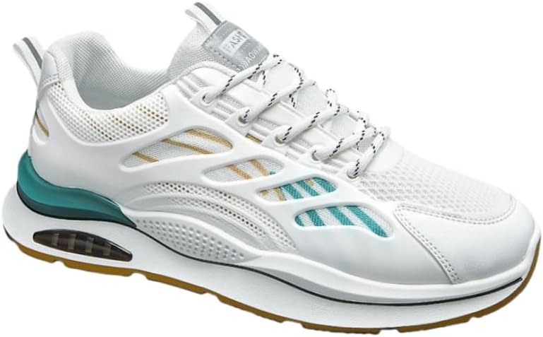 Мужские баскетбольные кроссовки Clolinde, дышащие сетчатые беговые кроссовки, с комфортной и мягкой подкладкой, амортизирующие и противоскользящие свойства, подходят для повседневной активности на улице и бега, белый/зеленый
Мужские баскетбольные кроссовки Clolinde, дышащие сетчатые беговые кроссовки, с комфортной и мягкой подкладкой, амортизирующие и противоскользящие свойства, подходят для повседневной активности на улице и бега, белый/зеленый