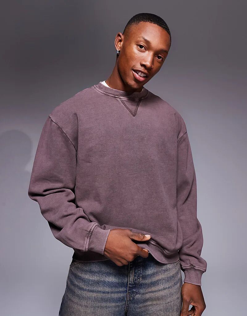 Свободный свитшот oversize темно-коричневого цвета с потертостями ASOS DESIGN
Свободный свитшот oversize темно-коричневого цвета с потертостями ASOS DESIGN