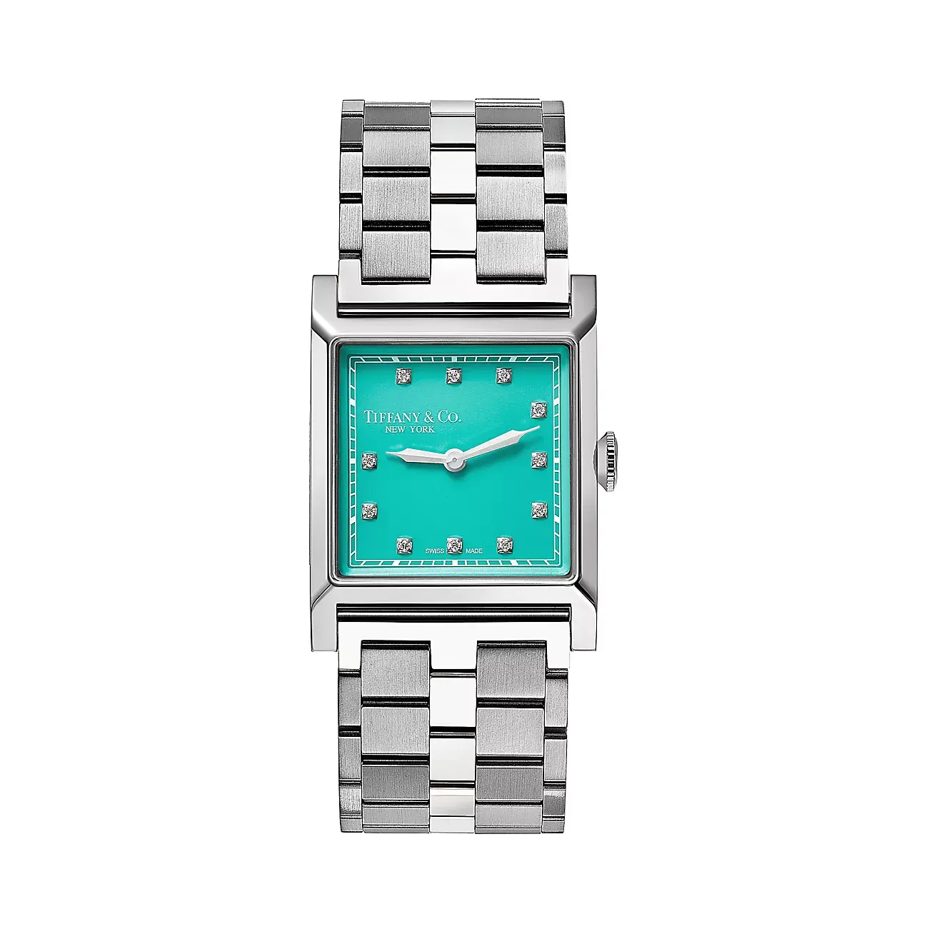Часы Tiffany & Co. Union Square Tiffany Blue Dial, 27 мм, нержавеющая сталь/бриллианты
Часы Tiffany & Co. Union Square Tiffany Blue Dial, 27 мм, нержавеющая сталь/бриллианты