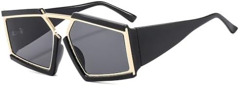 Модные солнцезащитные очки неправильной квадратной формы для женщин и мужчин, винтажные солнцезащитные очки, трендовые модели, защита от ультрафиолета UV400 MTZJH, Black Gold Grey
Модные солнцезащитные очки неправильной квадратной формы для женщин и мужчин, винтажные солнцезащитные очки, трендовые модели, защита от ультрафиолета UV400 MTZJH, Black Gold Grey