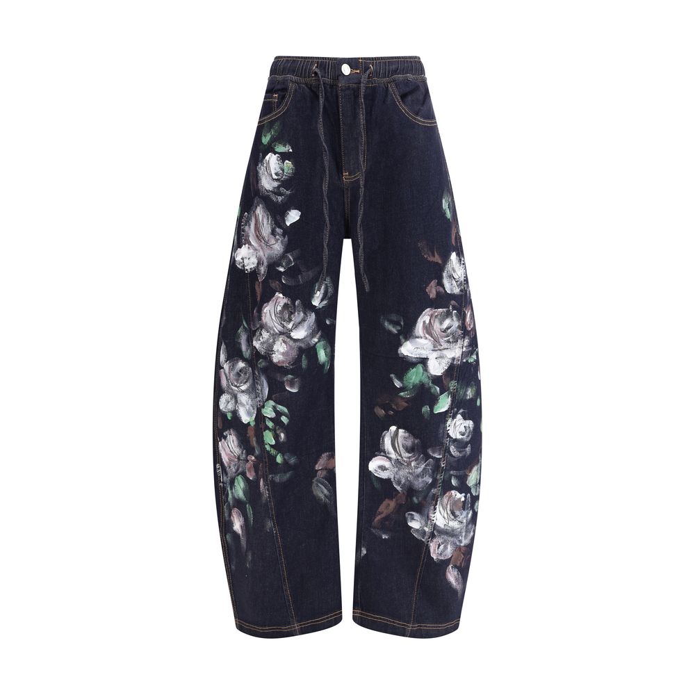 Джинсы с цветочным принтом Ella.Shoes, синий
Джинсы с цветочным принтом Ella.Shoes, синий