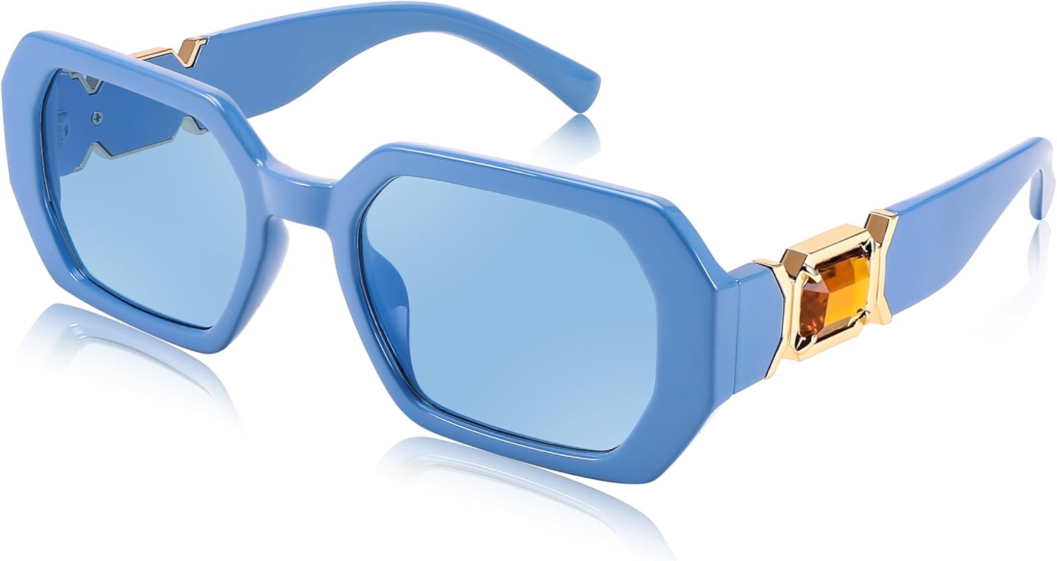 Солнцезащитные очки FEISEDY Retro Rectangle для женщин и мужчин, классическая квадратная оправа со стразами, дизайнерские, Polygon, защита от ультрафиолета UV400, артикул B0047, Blue-blue
Солнцезащитные очки FEISEDY Retro Rectangle для женщин и мужчин, классическая квадратная оправа со стразами, дизайнерские, Polygon, защита от ультрафиолета UV400, артикул B0047, Blue-blue