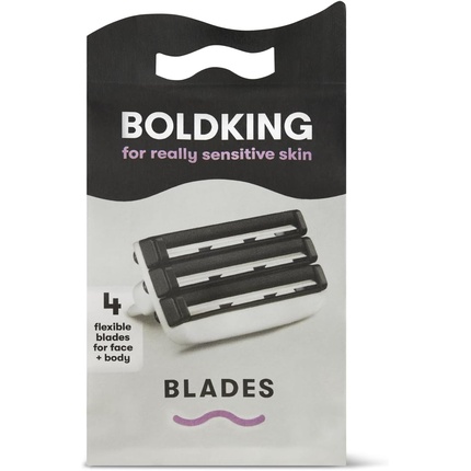 Бритвенные лезвия Extra Sensitive для мужчин Boldking
Бритвенные лезвия Extra Sensitive для мужчин Boldking
