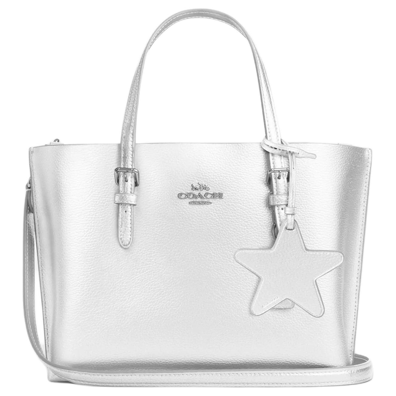 COACH Металлическая кожаная сумка через плечо Молли Ист Вест двусторонняя средний размер женская светло-серебристая
COACH Металлическая кожаная сумка через плечо Молли Ист Вест двусторонняя средний размер женская светло-серебристая