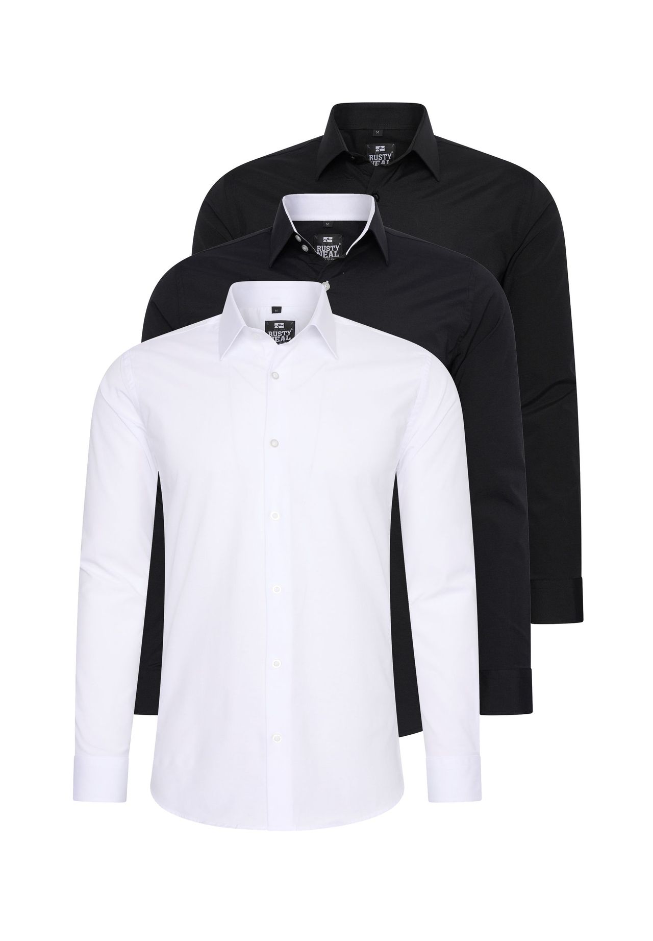 Рубашка (3 шт) с длинными рукавами, приталенного кроя RUSTY NEAL, белый
Рубашка (3 шт) с длинными рукавами, приталенного кроя RUSTY NEAL, белый