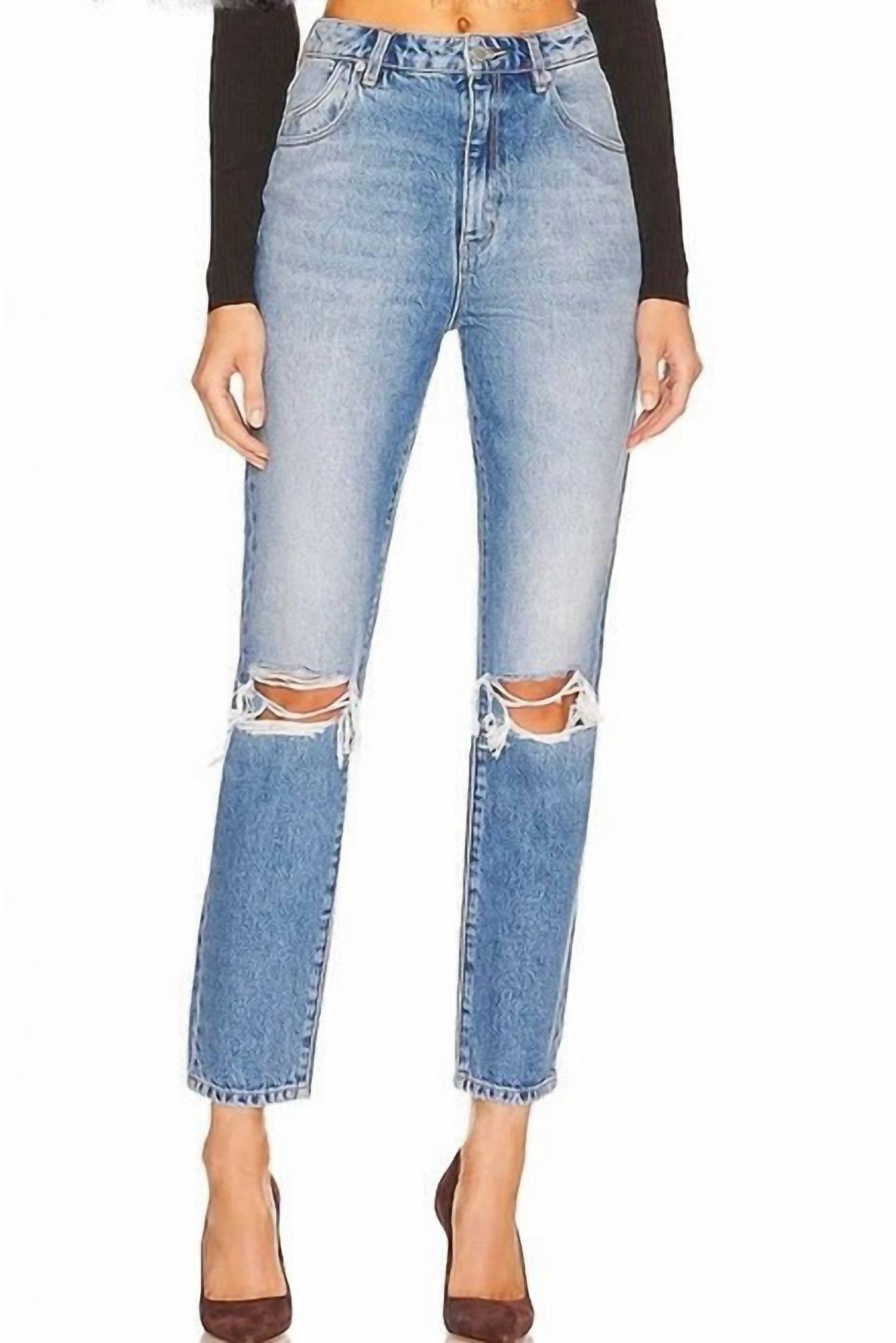 Джинсы Worn Slim Leg в винтажном голубом ROLLA'S 
Джинсы Worn Slim Leg в винтажном голубом ROLLA'S