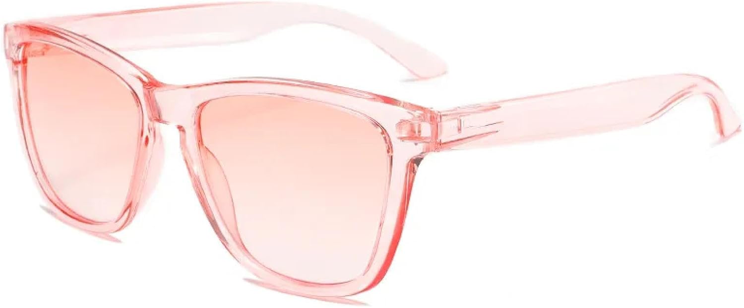 Солнцезащитные очки с защитой от УФ-излучения UV400 | Большая оправа, конфетный цвет | Для женщин и мужчин, для занятий спортом на открытом воздухе и вождения DSVIGF, Light Pink
Солнцезащитные очки с защитой от УФ-излучения UV400 | Большая оправа, конфетный цвет | Для женщин и мужчин, для занятий спортом на открытом воздухе и вождения DSVIGF, Light Pink