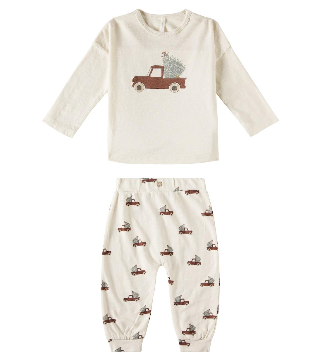 Комплект из хлопковой толстовки и спортивных штанов Baby Trucks Rylee + Cru, Natural
Комплект из хлопковой толстовки и спортивных штанов Baby Trucks Rylee + Cru, Natural