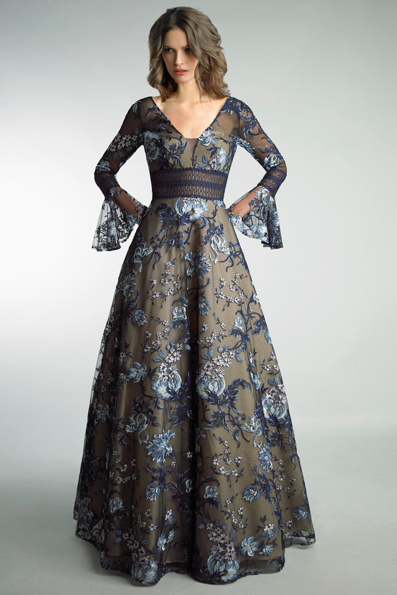 Платье с цветочным принтом и рукавами-колокольчиками Basix Black Label, Multi Navy
Платье с цветочным принтом и рукавами-колокольчиками Basix Black Label, Multi Navy