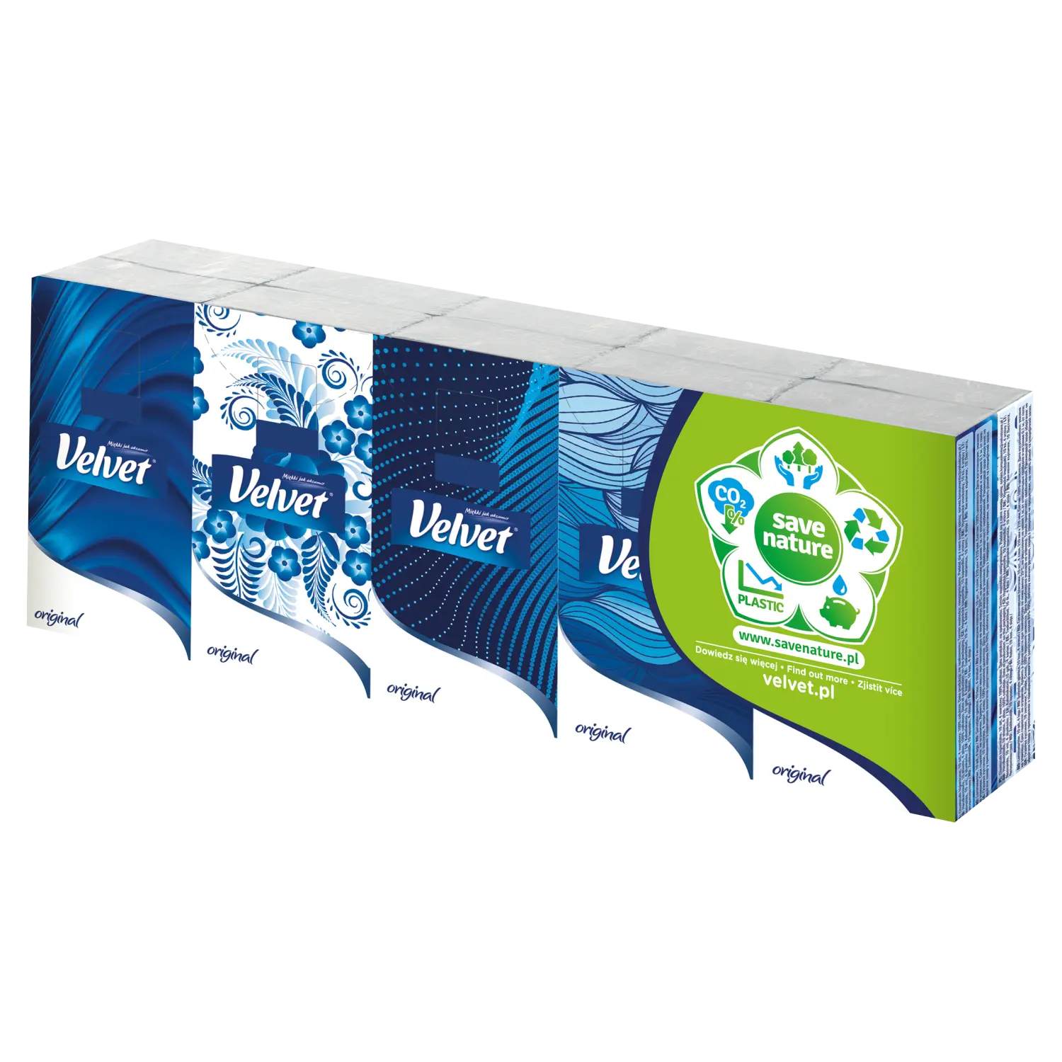 Velvet Original салфетки, 10x9 шт/1 упаковка
Velvet Original салфетки, 10x9 шт/1 упаковка