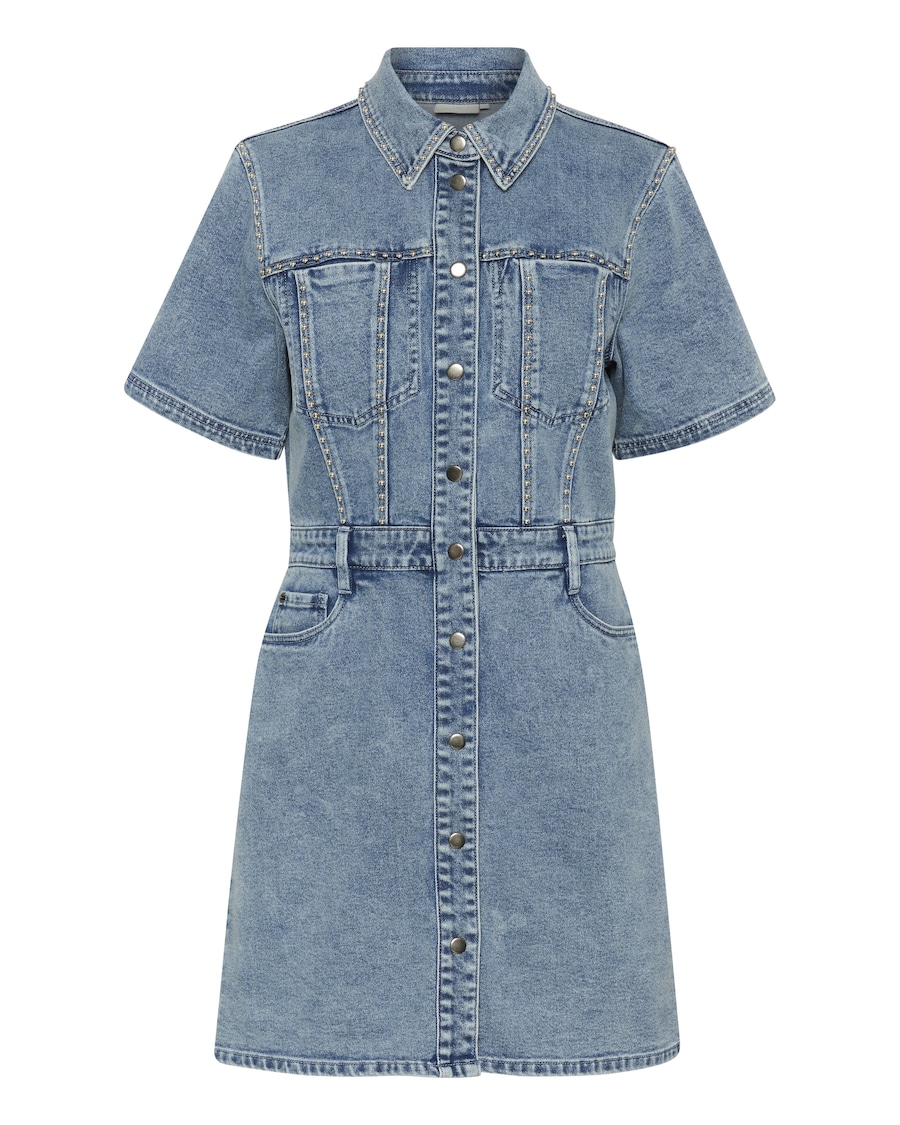 Платье-рубашка Kaffe Doriana, Blue Denim
Платье-рубашка Kaffe Doriana, Blue Denim