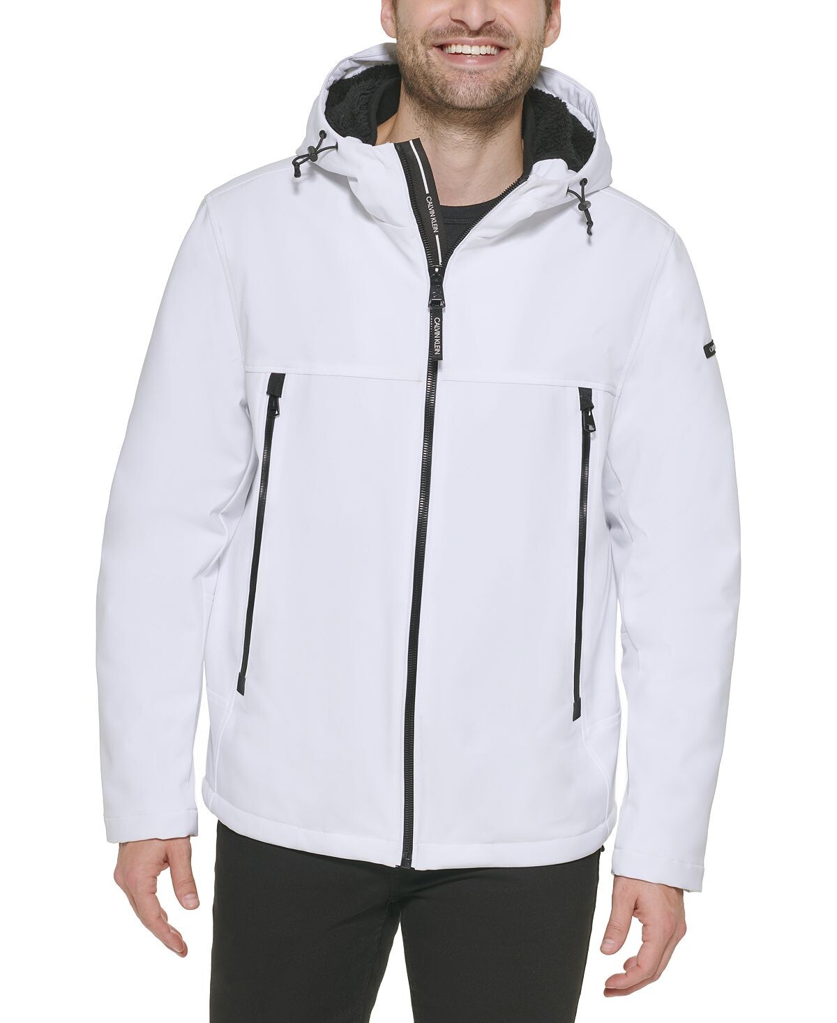 Мужская куртка soft shell infinite stretch на подкладке из шерпы Calvin Klein, белый
Мужская куртка soft shell infinite stretch на подкладке из шерпы Calvin Klein, белый