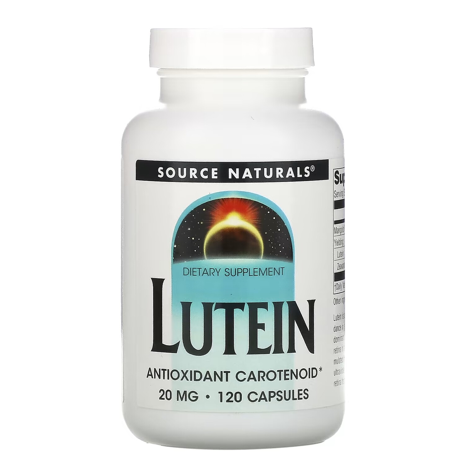 Source Naturals Лютеин 20 мг, 120 капсул
Source Naturals Лютеин 20 мг, 120 капсул