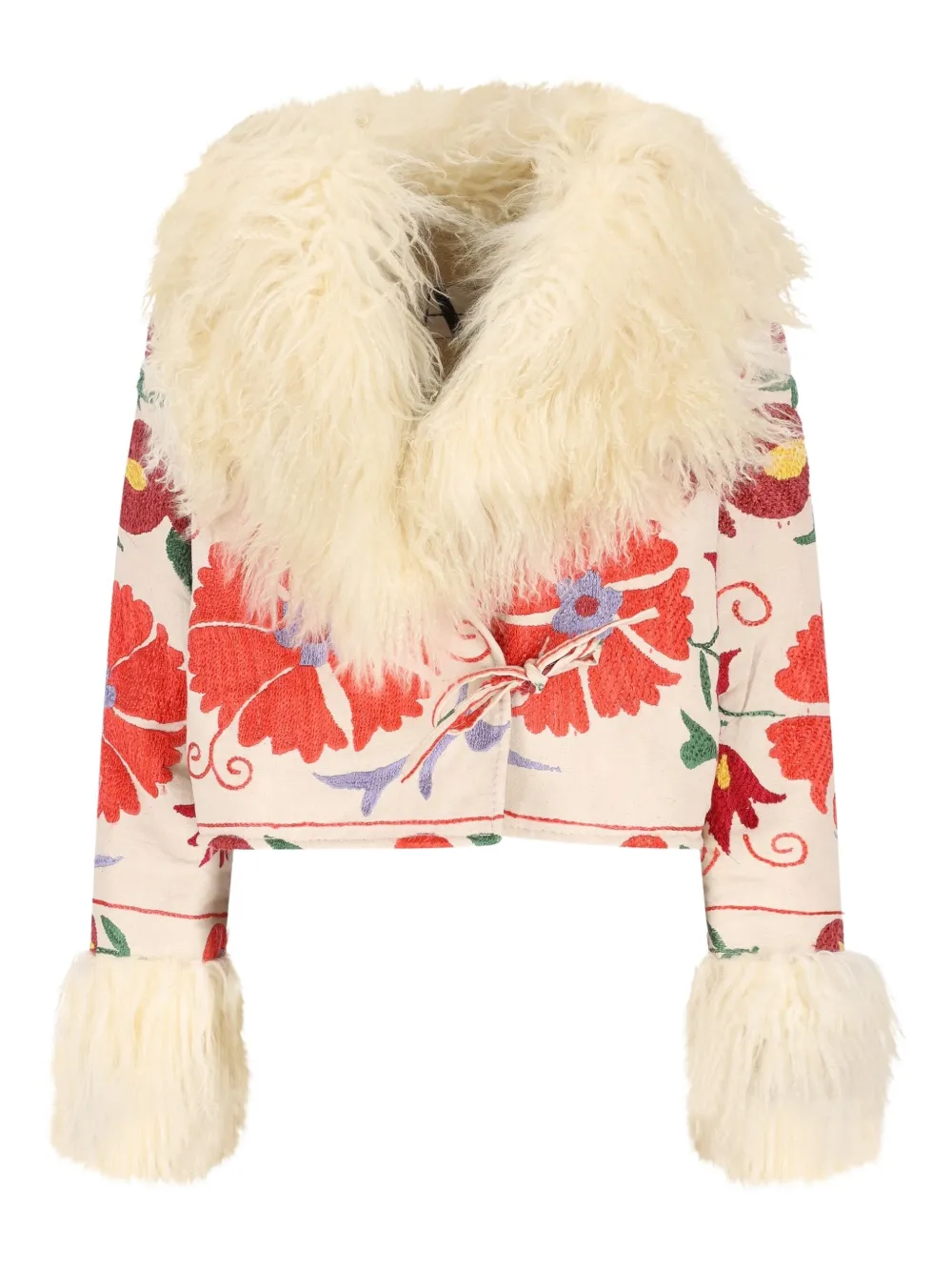 Шуба с цветочным принтом Zazi Vintage, нейтральный
Шуба с цветочным принтом Zazi Vintage, нейтральный