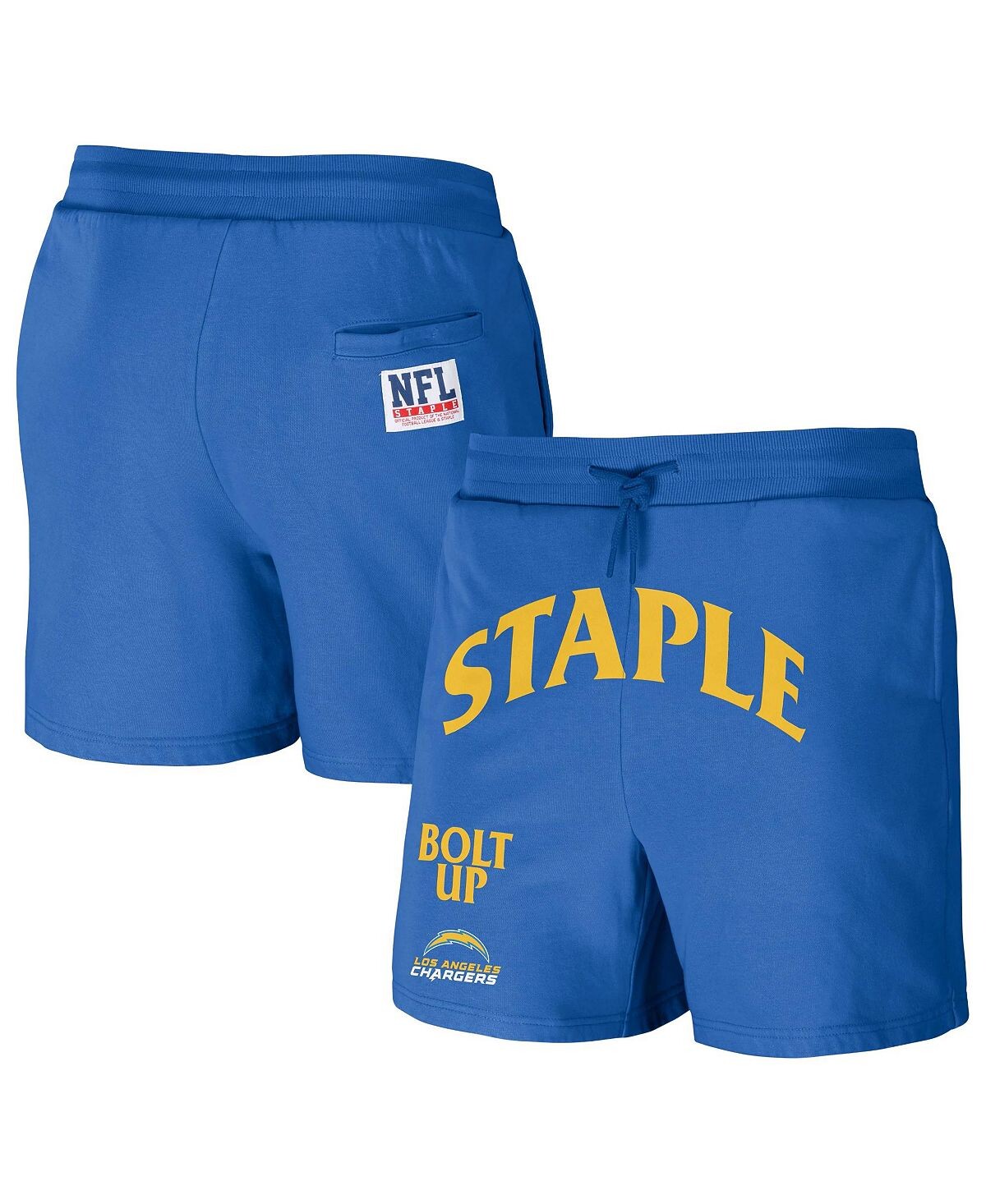 Мужские синие флисовые шорты nfl x staple los angeles chargers new age throwback vintage-like NFL Properties, синий
Мужские синие флисовые шорты nfl x staple los angeles chargers new age throwback vintage-like NFL Properties, синий