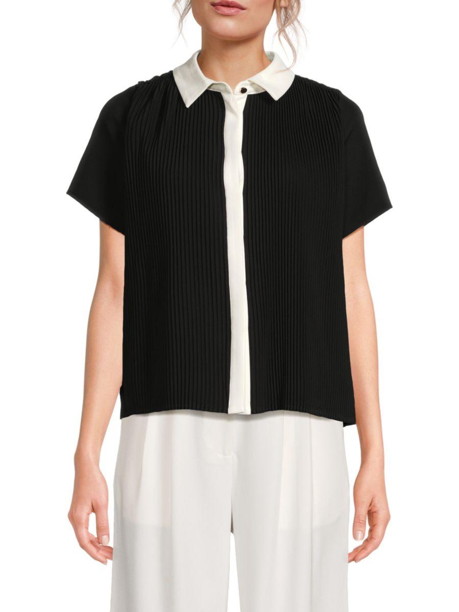 Плиссированная рубашка Trini Area Stars, черный/белый
Плиссированная рубашка Trini Area Stars, черный/белый