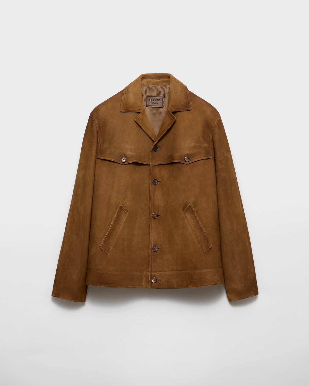 Замшевая куртка Prada, коричневый
Замшевая куртка Prada, коричневый