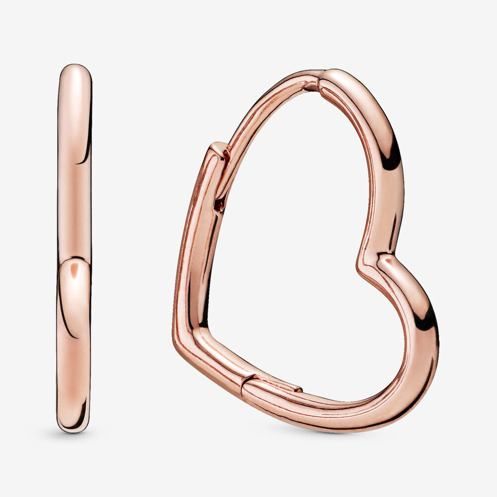 Серьги Pandora Asymmetrical Heart, розовое золото
Серьги Pandora Asymmetrical Heart, розовое золото