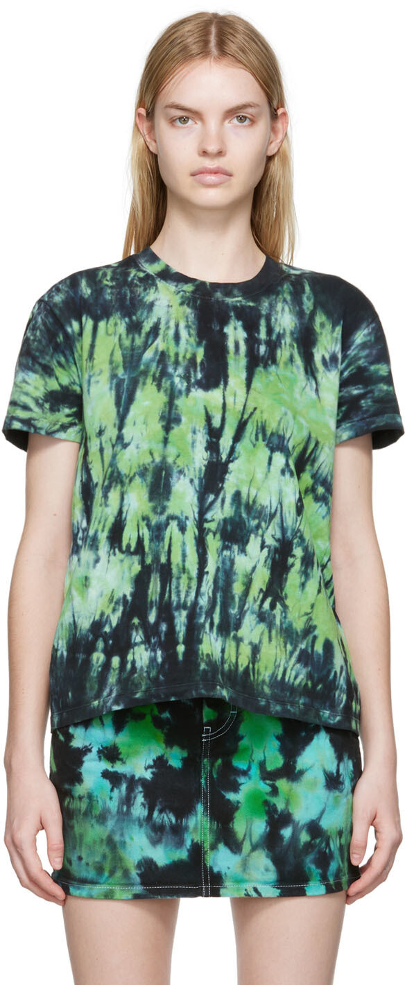 Зеленая хлопковая футболка AMI Alexandre Mattiussi, Зеленый, Зеленая хлопковая футболка AMI Alexandre Mattiussi
Зеленая хлопковая футболка AMI Alexandre Mattiussi, Зеленый, Зеленая хлопковая футболка AMI Alexandre Mattiussi