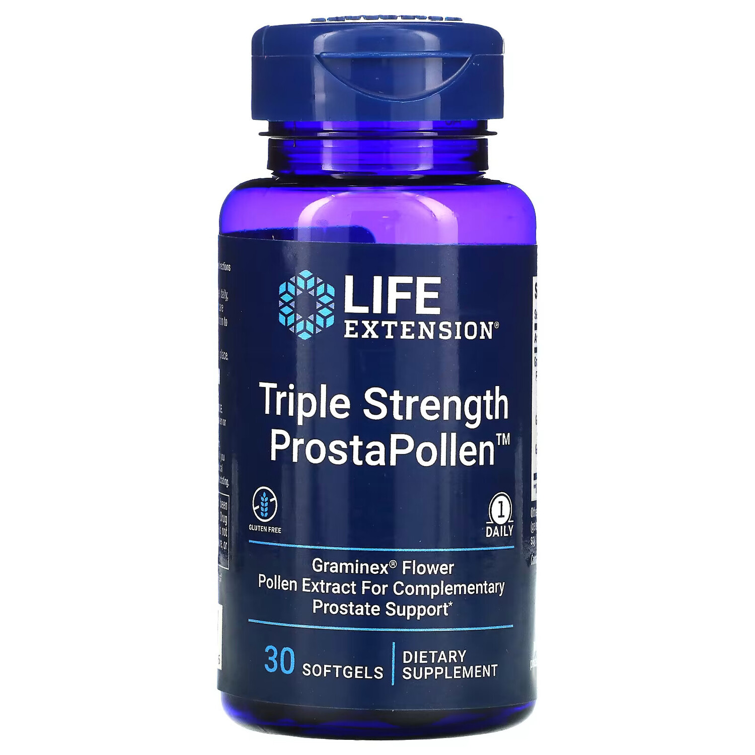 Life Extension, Triple Strength ProstaPollen, добавка для мужского здоровья с тройной силой, 30 капсул
Life Extension, Triple Strength ProstaPollen, добавка для мужского здоровья с тройной силой, 30 капсул