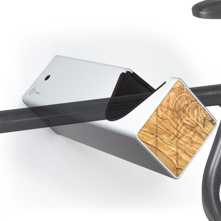 Крепление для велосипеда на стене - Дерево и алюминий - Серебристый - Оливковый - D-RACK PARAX, серебристый / черный / слоновая кость
Крепление для велосипеда на стене - Дерево и алюминий - Серебристый - Оливковый - D-RACK PARAX, серебристый / черный / слоновая кость