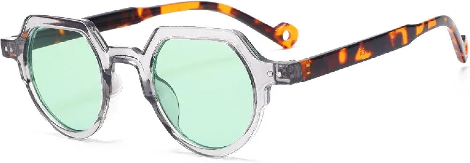 Модные маленькие овальные солнцезащитные очки для женщин в винтажном панк-стиле, конфетных цветов, ретро, для женщин и мужчин, с леопардовым принтом, защита от УФ-излучения UV400 VFDHN, Transleopard Green
Модные маленькие овальные солнцезащитные очки для женщин в винтажном панк-стиле, конфетных цветов, ретро, для женщин и мужчин, с леопардовым принтом, защита от УФ-излучения UV400 VFDHN, Transleopard Green