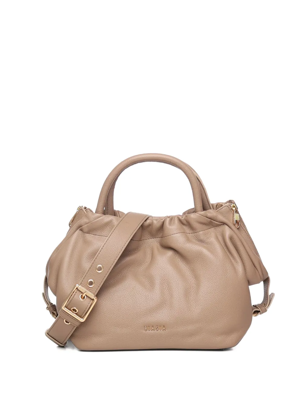 Сумка-тоут из сборчатой кожи Biasia, нейтральный
Сумка-тоут из сборчатой кожи Biasia, нейтральный