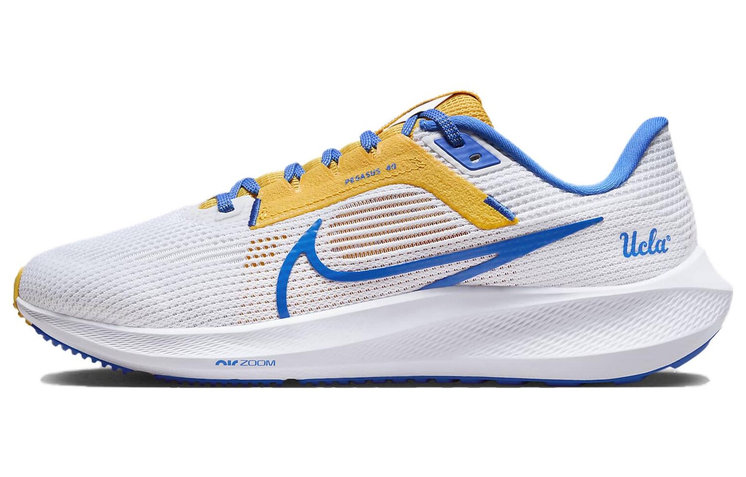 Кроссовки Nike Air Zoom Pegasus 40 мужские, White/Gold/Signal Blue
Кроссовки Nike Air Zoom Pegasus 40 мужские, White/Gold/Signal Blue