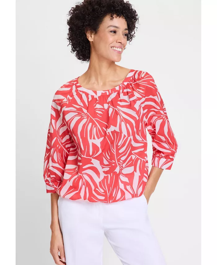 Женская блузка с лодочкой и принтом "пальмы" Olsen, розовый
Женская блузка с лодочкой и принтом "пальмы" Olsen, розовый