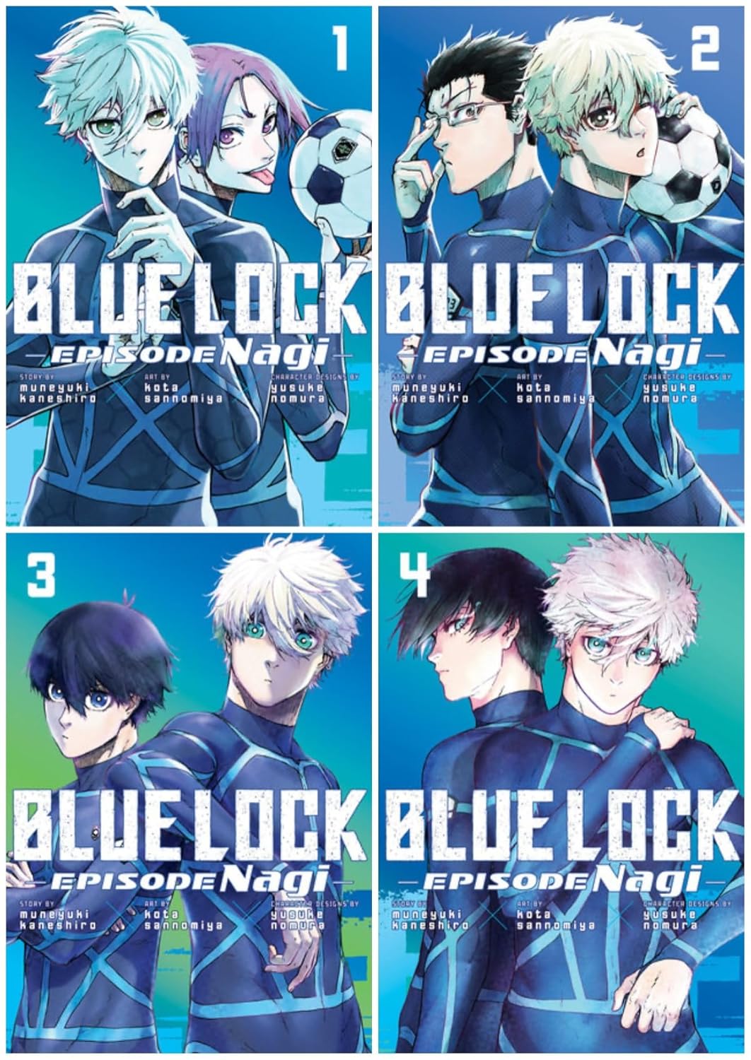 Blue Lock: Episode Nagi Manga Series 4-Book Collection Set - High-Stakes Soccer Spin-Off Featuring Genius Forward Seishiro Nagi (Kodansha Comics)
Blue Lock: Episode Nagi Manga Series 4-Book Collection Set - High-Stakes Soccer Spin-Off Featuring Genius Forward Seishiro Nagi (Kodansha Comics)