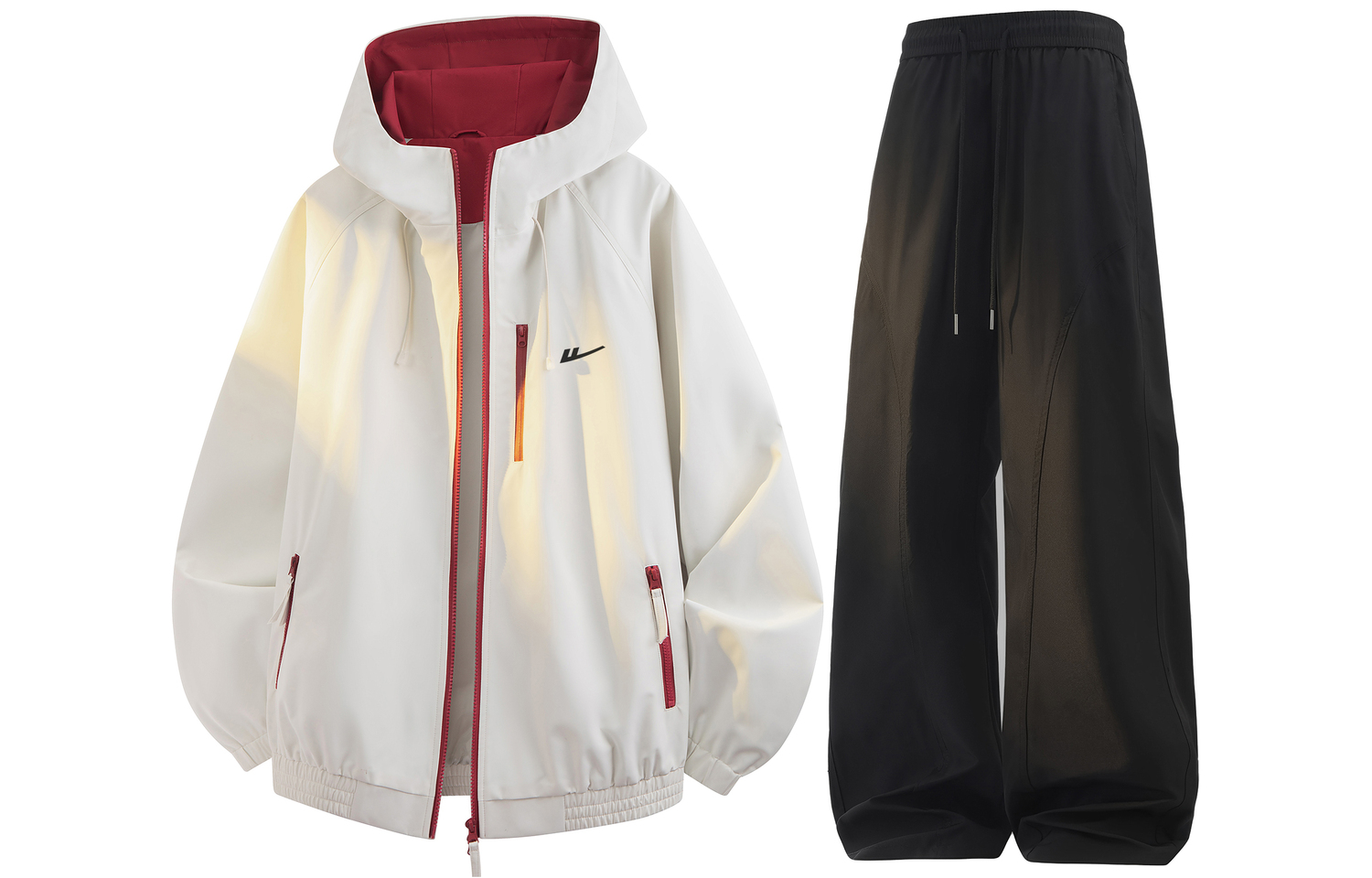 Ветровка и брюки Unisex WARRIOR, бежевый оранжевый top+черный fleece-lined pants
Ветровка и брюки Unisex WARRIOR, бежевый оранжевый top+черный fleece-lined pants