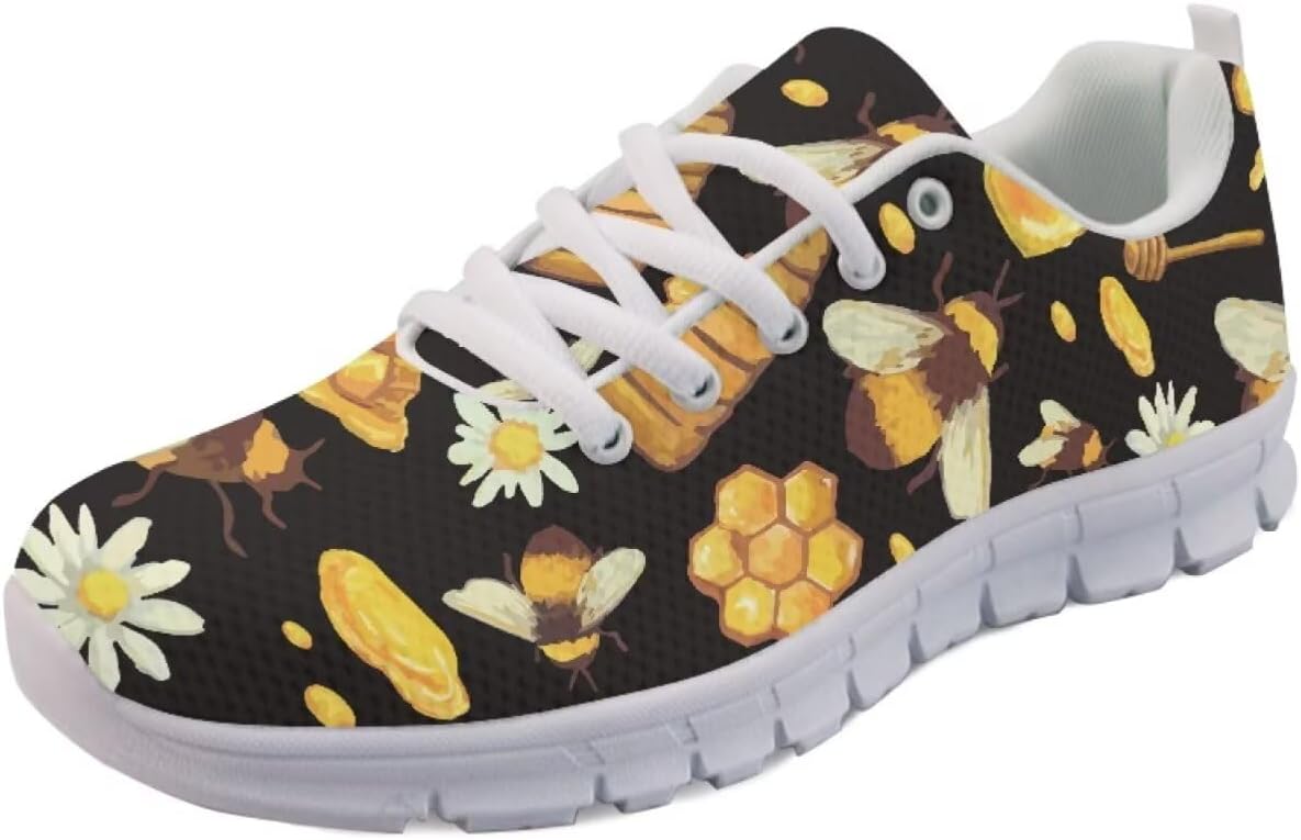 Женские осенние кроссовки на шнуровке, повседневные слипоны для бега и ходьбы, спортивная обувь для женщин Getelinseng, Bee Honeycomb
Женские осенние кроссовки на шнуровке, повседневные слипоны для бега и ходьбы, спортивная обувь для женщин Getelinseng, Bee Honeycomb