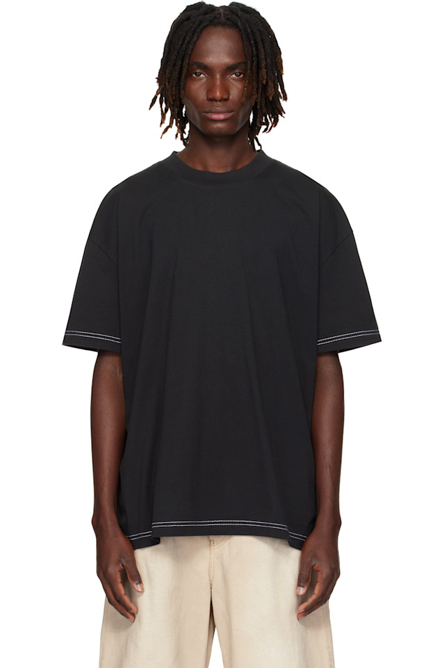 Acne Studios Черная футболка с логотипом
Acne Studios Черная футболка с логотипом