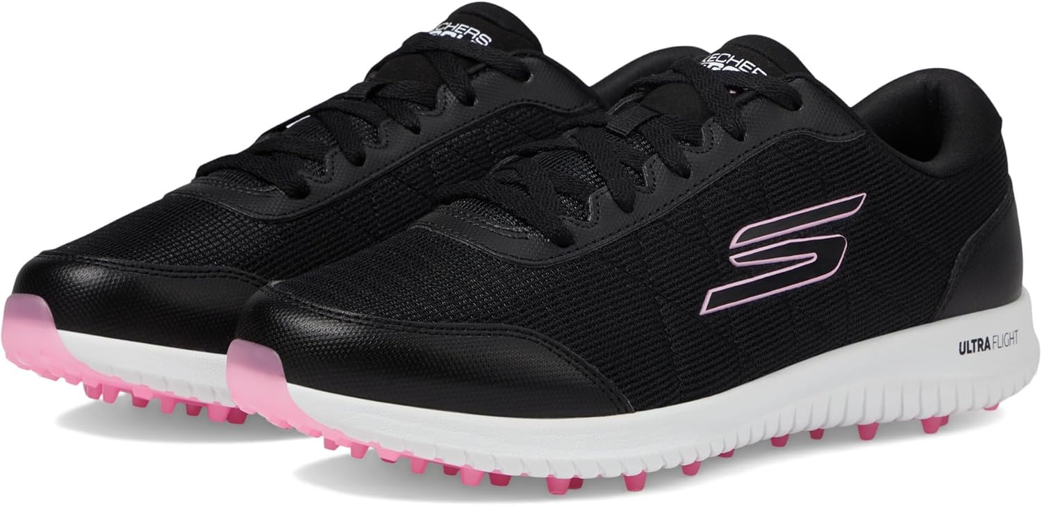 Женские гольф-туфли Skechers Max Fairway 4 без шипов, черный/розовый
Женские гольф-туфли Skechers Max Fairway 4 без шипов, черный/розовый