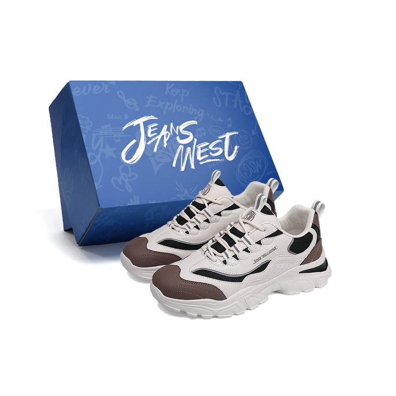 JEANSWEST Освежающие с ноткой весны Низкие повседневные туфли унисекс нескользящие износостойкие дышащие бело-коричневые, цвет White Brown
JEANSWEST Освежающие с ноткой весны Низкие повседневные туфли унисекс нескользящие износостойкие дышащие бело-коричневые, цвет White Brown