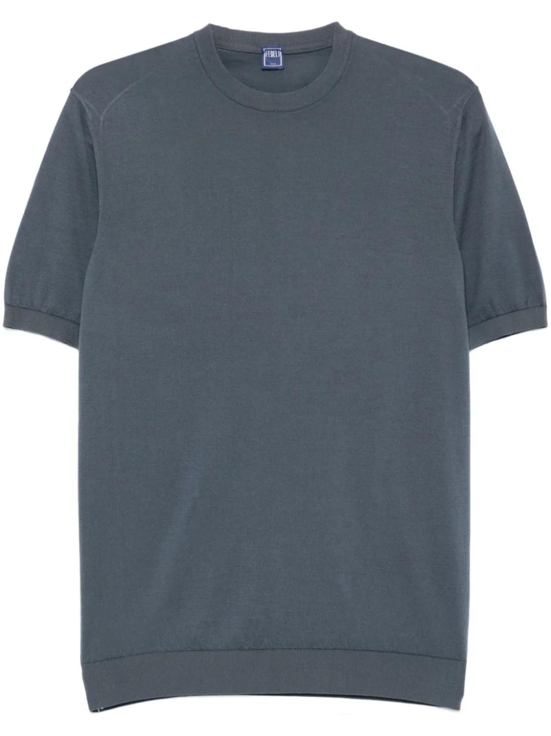 Футболка тонкой вязки Fedeli, синий
Футболка тонкой вязки Fedeli, синий