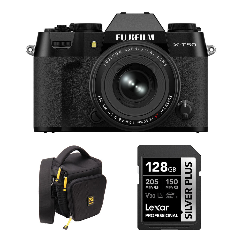 Беззеркальная камера FUJIFILM X-T50 Mirrorless Camera with 16-50mm f/2.8-4.8 Lens and
Беззеркальная камера FUJIFILM X-T50 Mirrorless Camera with 16-50mm f/2.8-4.8 Lens and