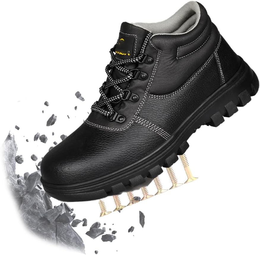 Мужские ботинки со стальным носком, женские рабочие ботинки с защитой от проколов, удобные защитные кроссовки для тенниса, неразрушимая мужская защитная обувь для промышленного строительства Generic, Style-d 10.5-11women /9.5-10 Men
Мужские ботинки со стальным носком, женские рабочие ботинки с защитой от проколов, удобные защитные кроссовки для тенниса, неразрушимая мужская защитная обувь для промышленного строительства Generic, Style-d 10.5-11women /9.5-10 Men