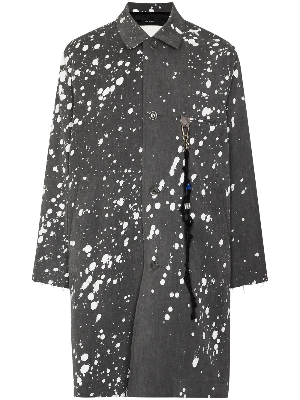 Однобортное пальто с эффектом разбрызганной краски Song For The Mute, серый
Однобортное пальто с эффектом разбрызганной краски Song For The Mute, серый