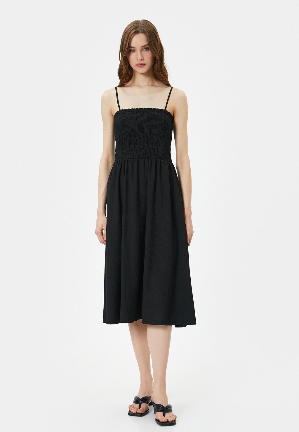 Повседневное платье SQUARE NECK Koton, черный
Повседневное платье SQUARE NECK Koton, черный