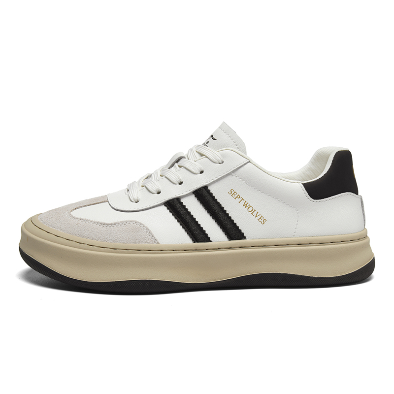 SEPTWOLVES Скользоустойчивые амортизирующие легкие низкие скейтбордские кроссовки для мужчин с эффектом увеличения роста, белые (стандартный размер кожаной обуви)
SEPTWOLVES Скользоустойчивые амортизирующие легкие низкие скейтбордские кроссовки для мужчин с эффектом увеличения роста, белые (стандартный размер кожаной обуви)