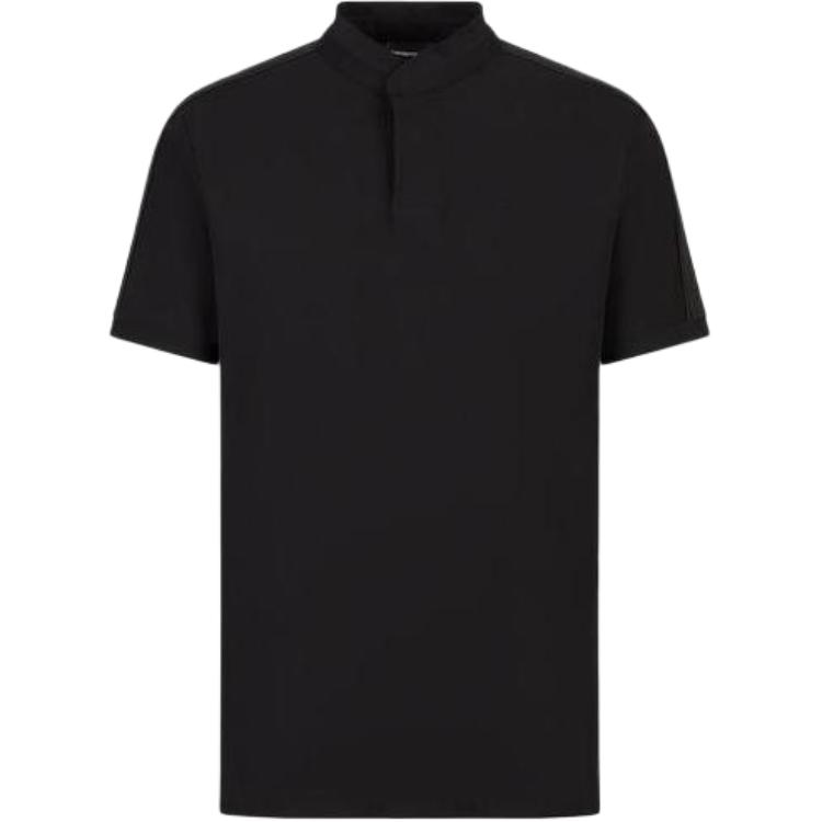 Хлопковая рубашка-поло с логотипом Emporio Armani, черный
Хлопковая рубашка-поло с логотипом Emporio Armani, черный