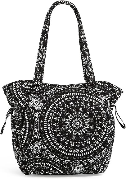 Женская хлопковая сумочка-сэтчел Vera Bradley Glenna, черный медальон-бандана
Женская хлопковая сумочка-сэтчел Vera Bradley Glenna, черный медальон-бандана